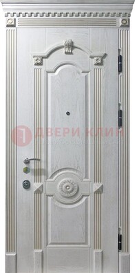 Белая дверь с МДФ ДМ-525 в Белгороде
