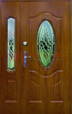 Парадная дверь со стеклянными вставками ДПР-73 для дома в Белгороде