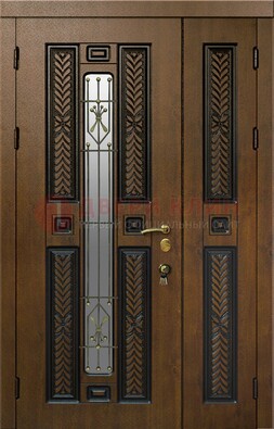 Полуторная входная дверь с виноритом ДВТ-169 в Белгороде