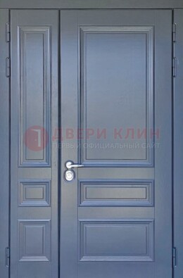 Темно-серая железная дверь с виноритом ДВТ-242 в Белгороде