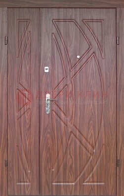 Железная тамбурная полуторная дверь с МДФ ПЛ-7 в Белгороде